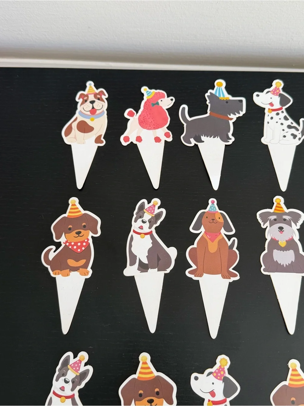 Dog Themed Birthday Party Decorations Cupcake Cake Toppers 24 Pc